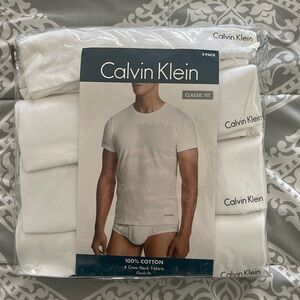 New Calvin Klein white T-shirts